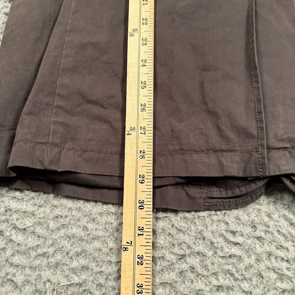 ALLSAINTS Leahurst Blazer Double Layered Cotton Leather Trim Jacket Mens 44 Flaw